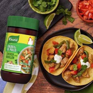 Knorr Granulated Bouillon Chicken Flavor Cholesterol-Free Powder, 7.9 Oz Jar