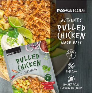 Passage Foods Pulled Chicken Seasoning Mix, 1 Oz