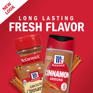 Mccormick Kosher Ground Cinnamon, 2.37 Oz Bottle