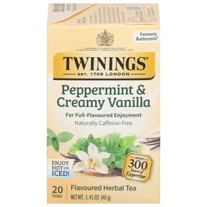Twinings Peppermint Creamy Vanilla 20Ct