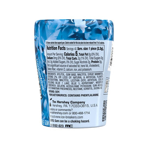 Ice Breakers Ice Cubes Peppermint Flavored Sugar Free Chewing Gum, Bottle 3.24 Oz, 40 Pieces