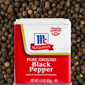 Mccormick Non-Gmo Kosher Pure Ground Black Pepper, 1.5 Oz Can