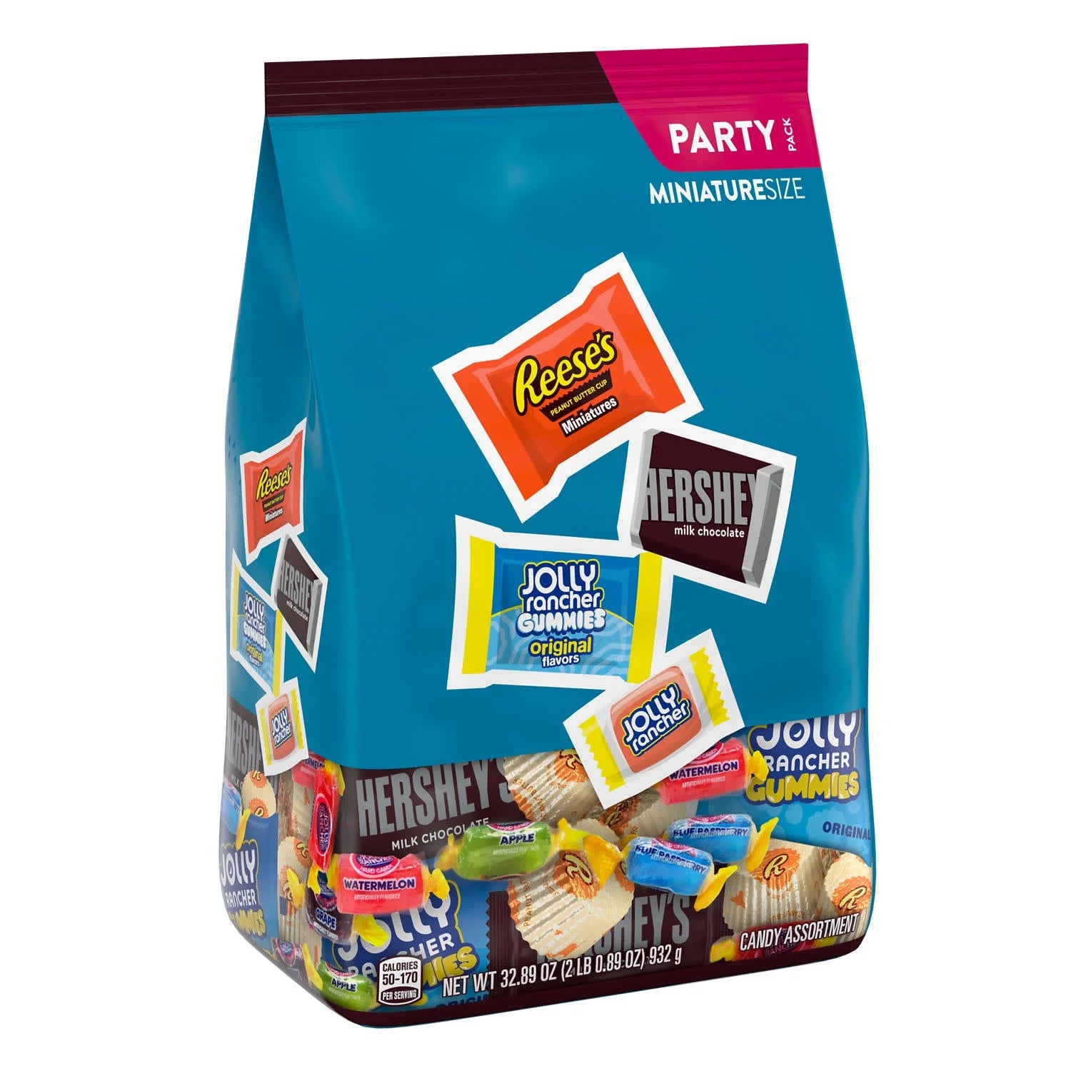 Hershey'S, Jolly Rancher and Reese'S Assorted Flavored Candy, Party Pack 32.89 Oz