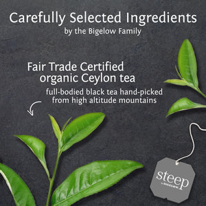Bigelow RCB17701 1.6 Oz. Tea Bag Steep Tea - English Breakfast (20/Box)
