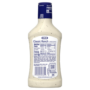 Kraft Classic Ranch Dressing, 16 Fl Oz Bottle