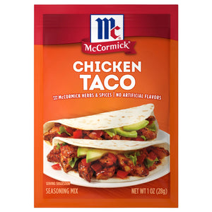 Mccormick Chicken Taco Seasoning Mix, 1 Oz Envelope