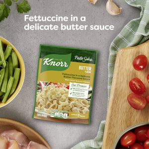 Knorr No Artificial Flavors Butter Pasta Sides, 7 Minute Cook Time, 4.5 Oz
