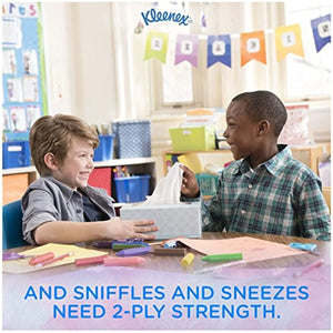 Kleenex Facial Tissues with Lotion, 120 Ct,