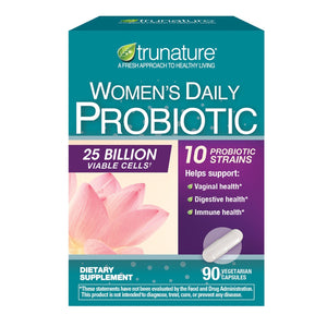 Trunature Women'S Daily Probiotic, 90 Vegetarian Capsules