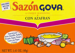 GOYA Sazon Azafran Seasoning 1.41 Oz