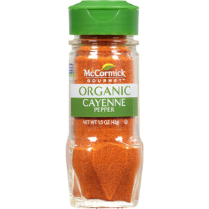 Mccormick Gourmet Organic Cayenne Red Pepper, 1.5 Oz Bottle