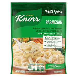 Knorr Pasta Sides Parmesan for a Delicious Quick Pasta Side Dish No Artificial Flavors, No Preservatives, No Added MSG 4.3 Oz