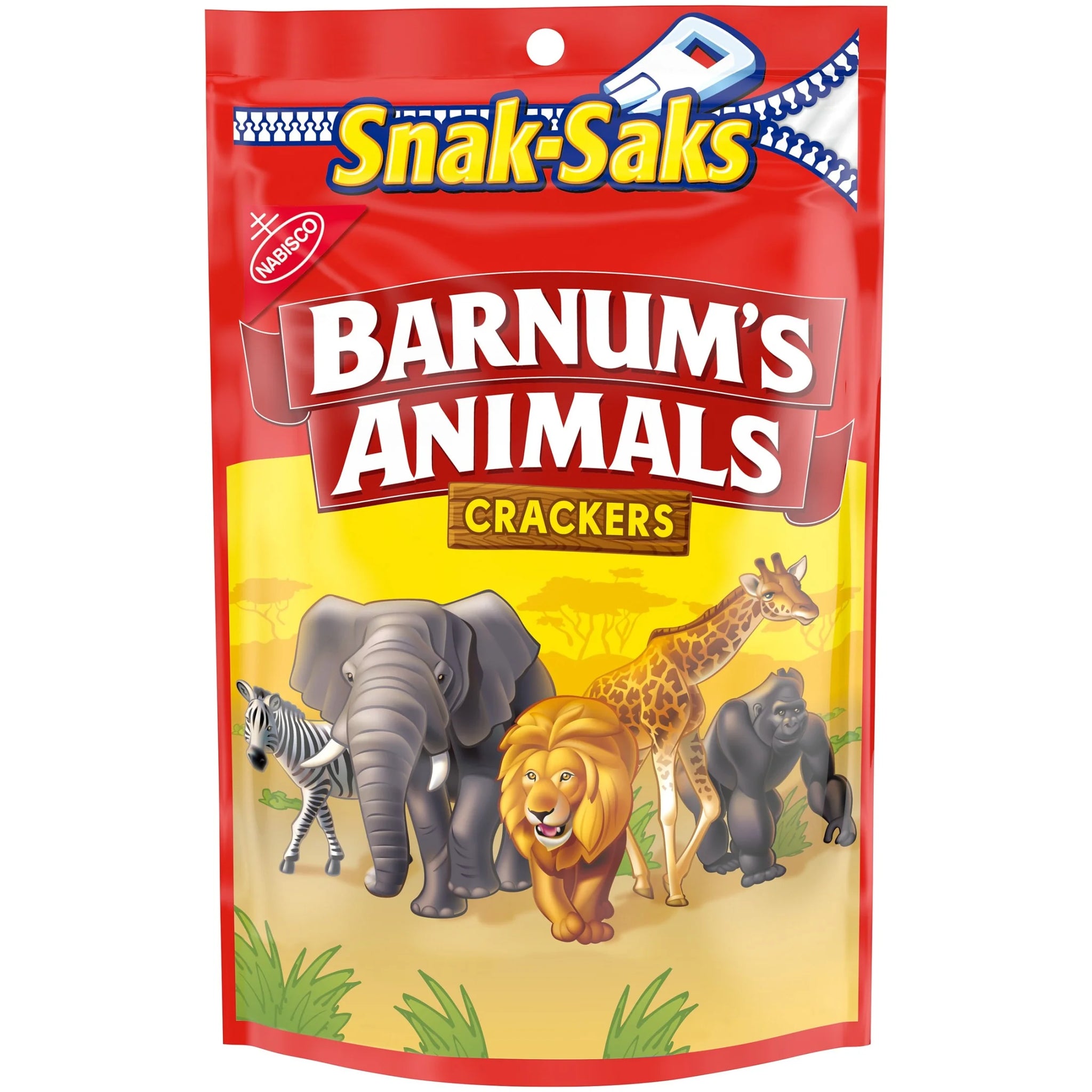 BARNUM'S 8 Oz Original Animal Crackers, Kids Snacks, Snak-Saks, 8 Oz