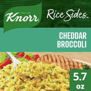 Knorr No Artificial Flavors Cheddar Broccoli Parboiled Instant Rice, 5.7 Oz Regular Pouch