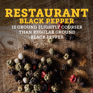 Tone'S Restaurant Black Pepper, Kosher, 8 Oz