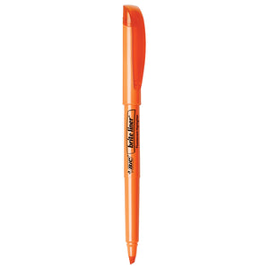 BIC Brite Liner Orange Highlighters, Chisel Tip, 12-Count Pack