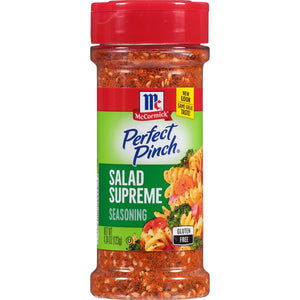 Mccormick Perfect Pinch Gluten Free Gluten Free Salad Supreme Seasoning, 4.34 Oz Bottle