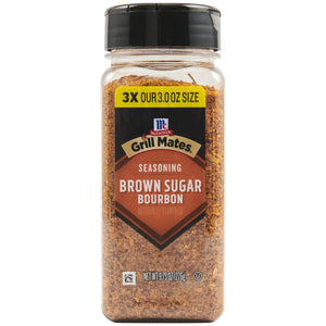 Mccormick Grill Mates Gluten Free Brown Sugar Bourbon Seasoning, 9.75 Oz Bottle