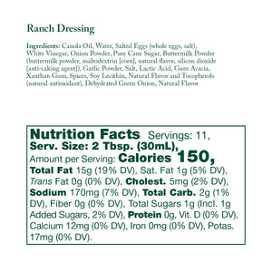 Stonewall Kitchen Ranch Dressing, 11 Fl Oz (330 Ml)