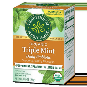 Traditional Medicinals Triple Mint, Tea Bags, 16 Ct