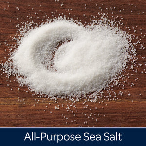Morton® Fine Sea Salt – Fast Dissolving for Marinades, Soups and Dressings, 17.6 Oz Canister