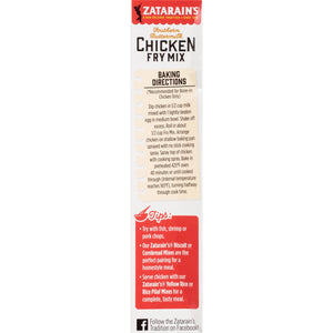 Zatarain'S No Artificial Flavors Southern Buttermilk Chicken Fry Mix, 9 Oz Box