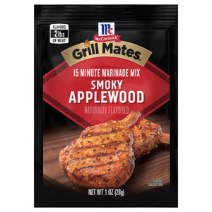 Mccormick Grill Mates Gluten Free Smoky Applewood Marinade, 1 Oz Envelope