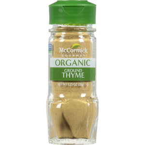 Mccormick Gourmet Organic Ground Thyme, 1.250 Oz Bottle