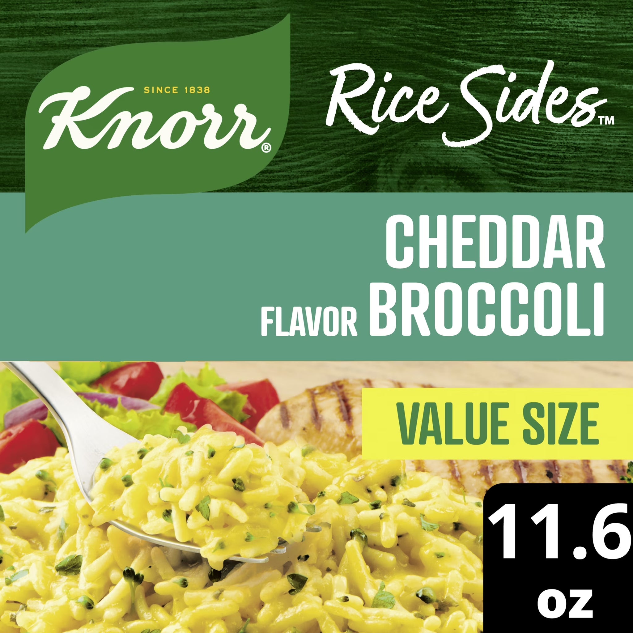 KNORR RICE + SAUCE CHEDDAR BROCCOLI RICE FP 7 PIECE 11.6 OZ