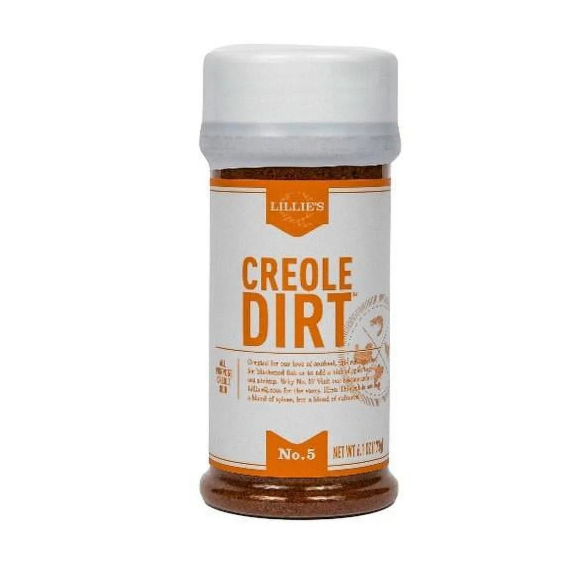 Lillie’S Q Creole Dirt All-Purpose Rub, 6 Oz – Dry Seasoning Rub for Seafood, Blackened Fish & More