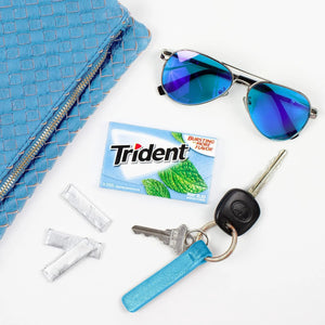 Trident Sugar Free Gum, Mint Bliss, 3 Packs of 14 Regular Size Pieces (42 Total Pieces)