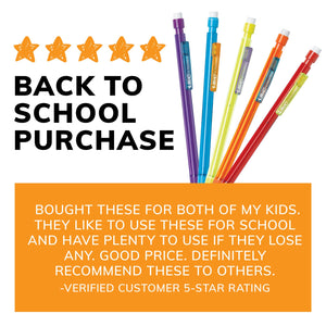 BIC Xtra-Smooth Mechanical Pencils with Erasers, 40-Count