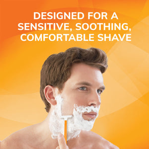 BIC Sensitive Disposable Razors for Men, 1 Blade Razors, 52-Pack
