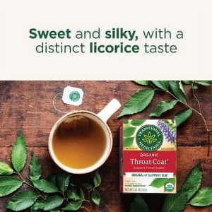 Traditional Medicinals, Organic Throat Coat, Tea Bags, 16 Count