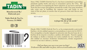 Tadin Chamomile Tea with Anise, Herbal Tea, Caffeine-Free Tea, Herbal Tea Bags, 24 Count, Pack of 1