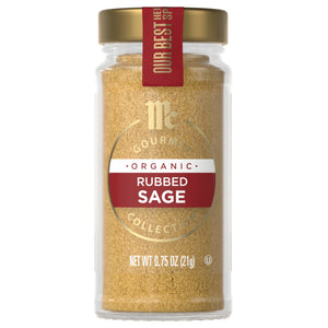 Mccormick Gourmet Organic Rubbed Sage, 0.75 Oz Bottle
