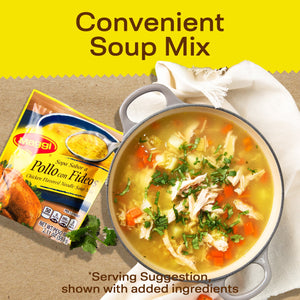 Maggi 50 Calories Chicken Flavor Noodle Soup Mix, 2.11 Oz, 4 Servings