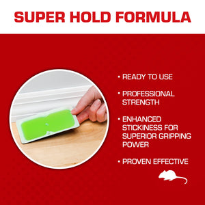 Tomcat Super Hold Glue Traps Mouse Size, 4 Traps, 2-Pack