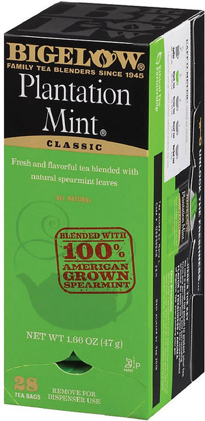 Bigelow Perfectly Mint Black Tea Bags, 1 Box (Quantity)
